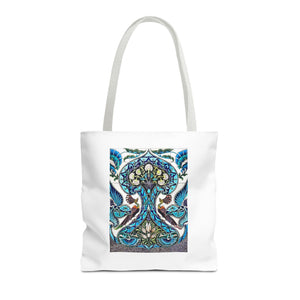 Stylish Tote Bag - Lustered Earthenware Tile Panel