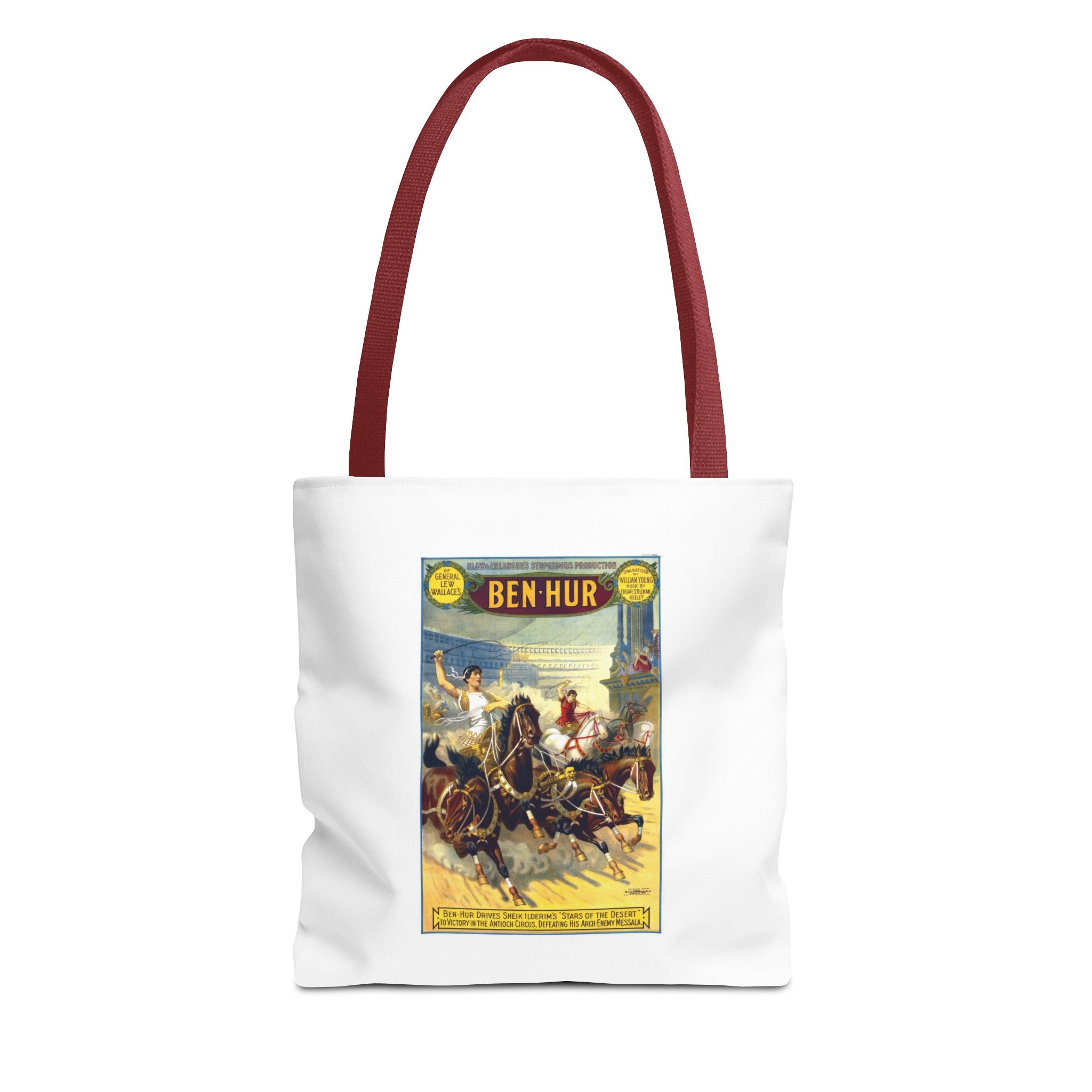 Stylish Tote Bag - Ben-Hur Broadway Premiere Vintage Artwork (1899)