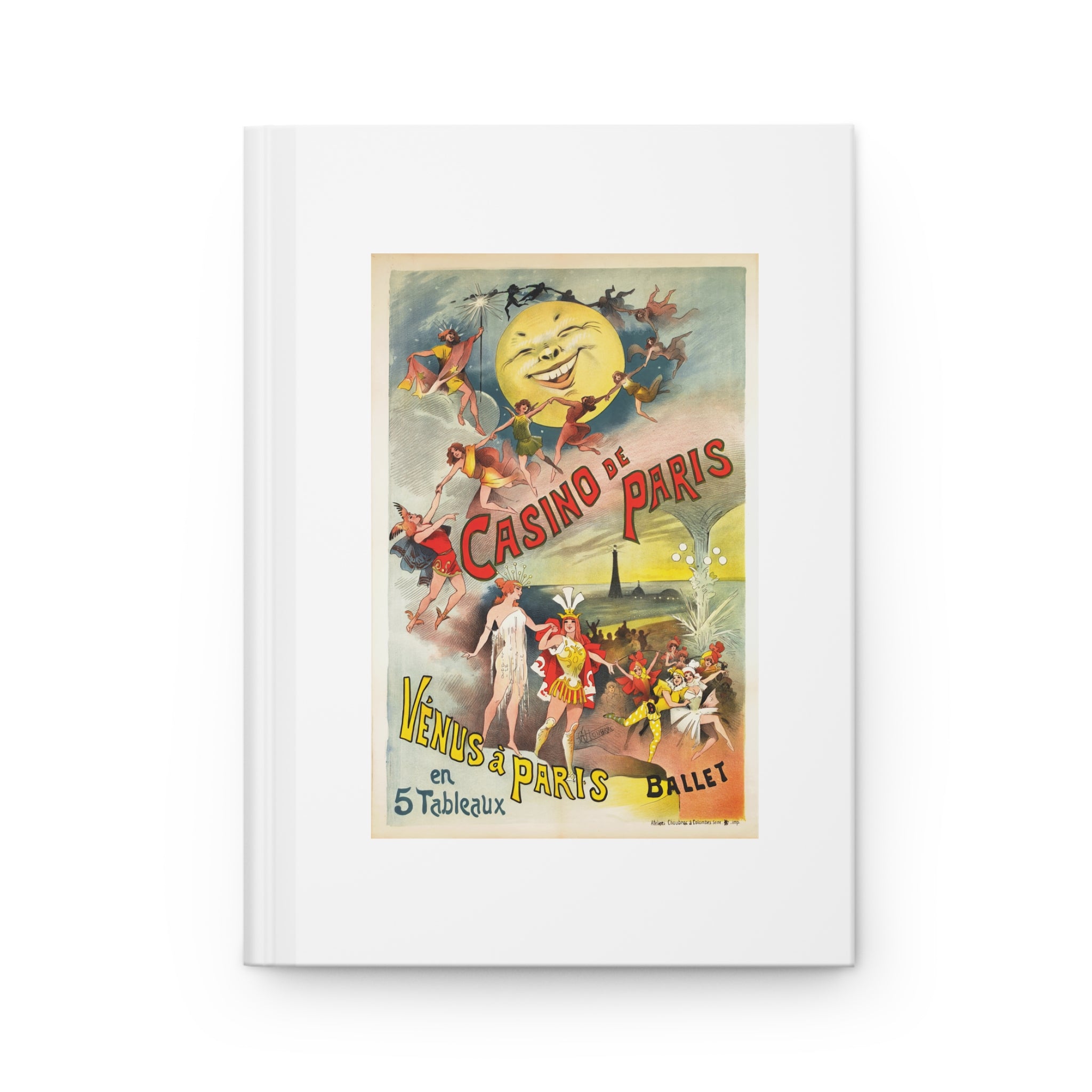 Hardcover Journal Matte - Casino de Paris – Vénus à Paris Artwork by Alfred Choubrac