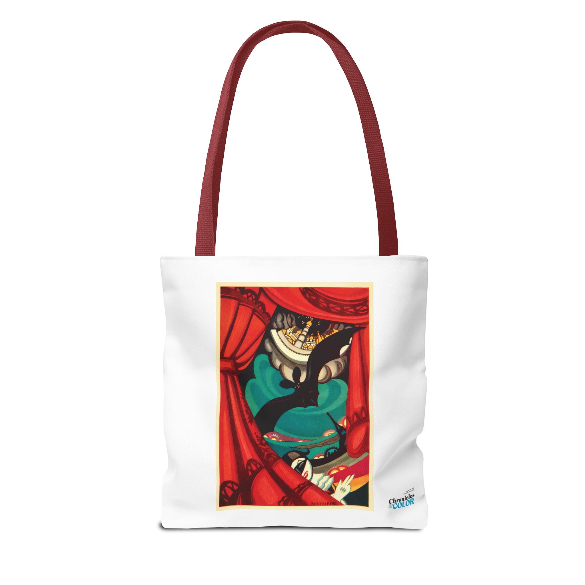 Stylish Tote Bag - Nikita Balieff’s Bat Theatre, Moscow Vintage Artwork (1922)