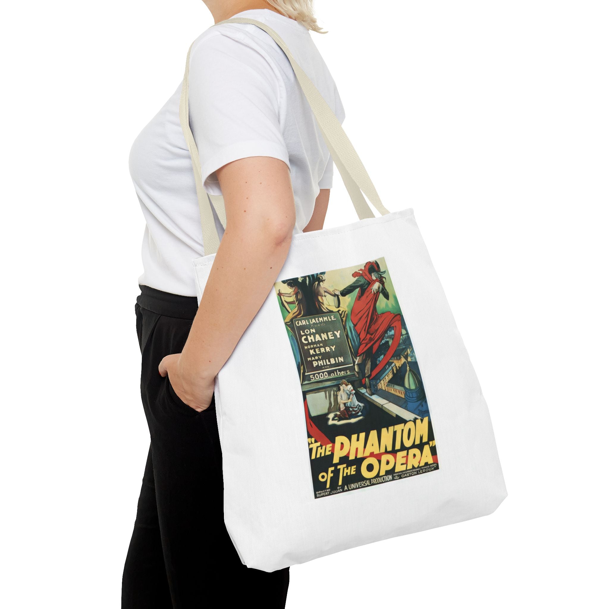 Stylish Tote Bag  - The Phantom of the Opera Vintage Artwork (1925)