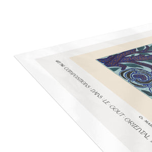 Postcard Bundles (envelopes included) - Stenciled Flowers in Oriental Style