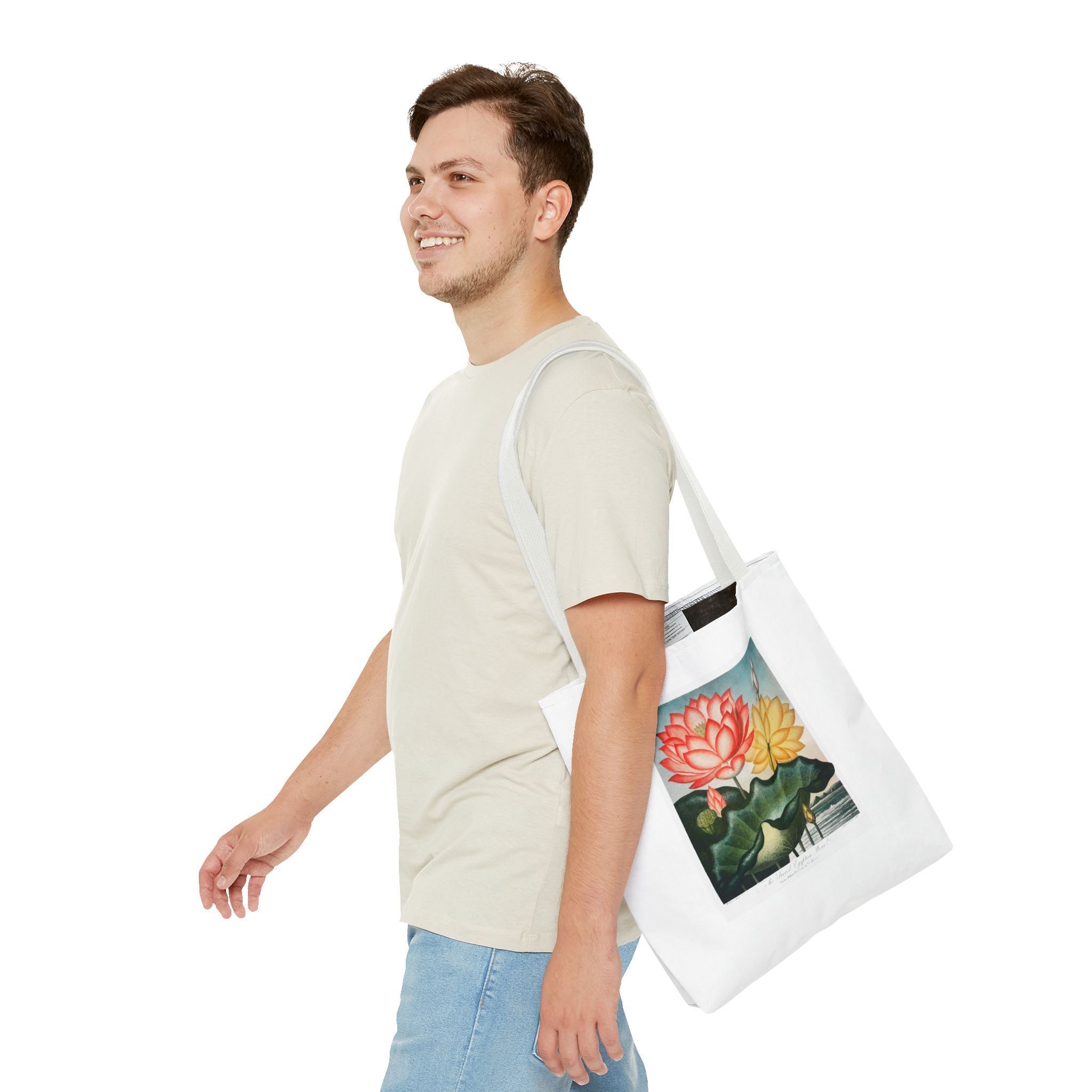 Stylish Tote Bag - The Sacred Egyptian Bean from The Temple of Flora