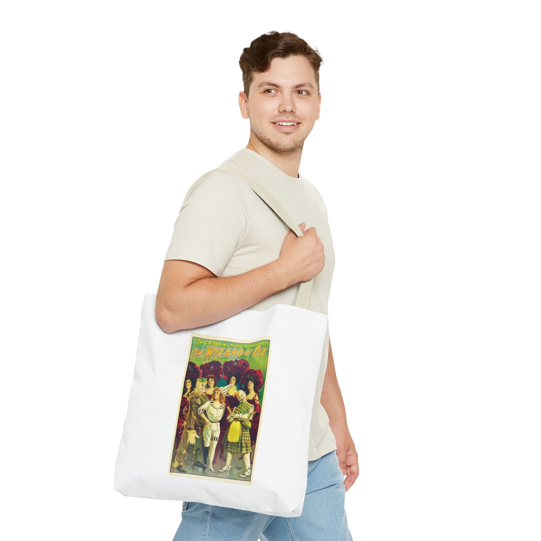 Stylish Tote Bag - The Wizard of Oz Musical Extravaganza Vintage Artwork (1903)