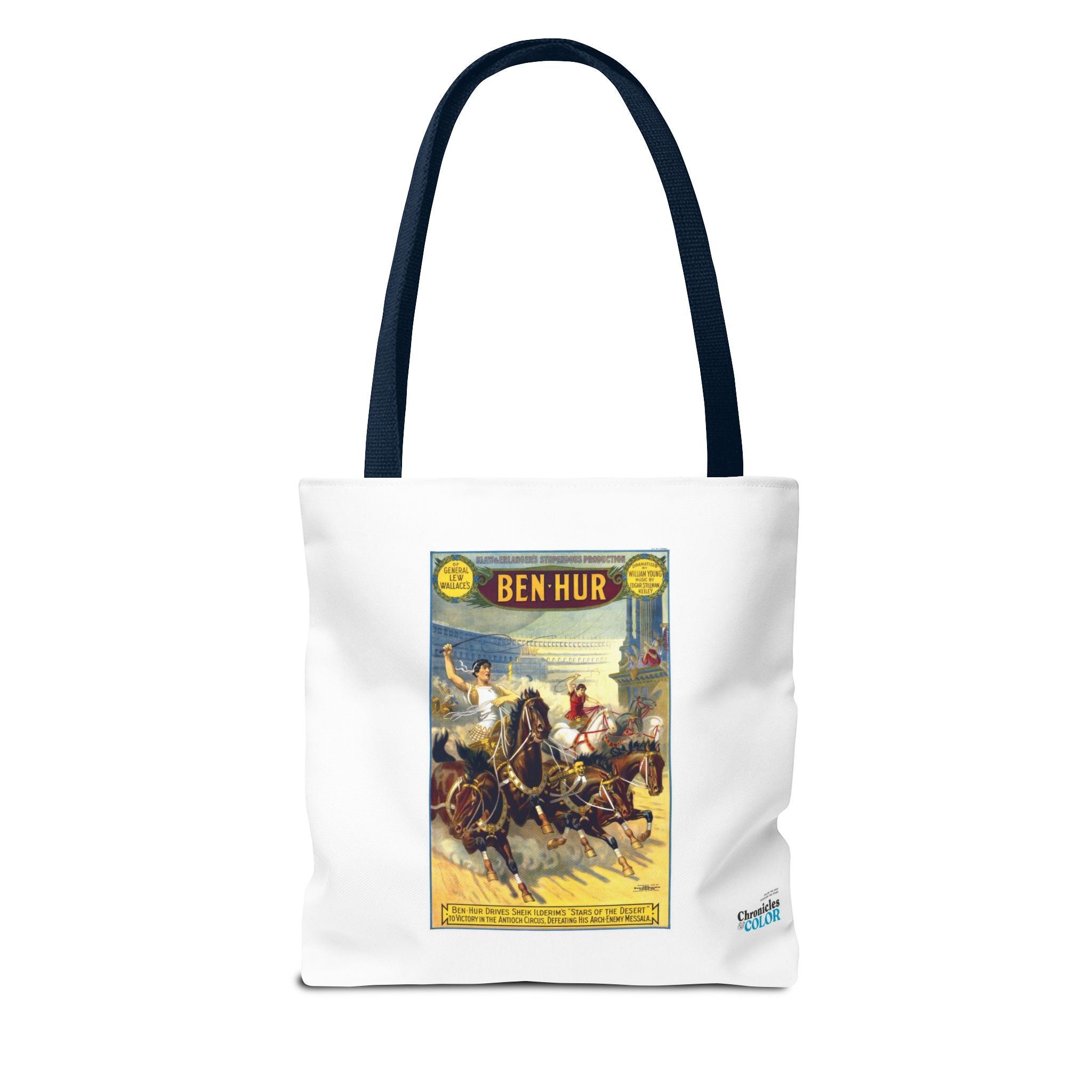 Stylish Tote Bag - Ben-Hur Broadway Premiere Vintage Artwork (1899)
