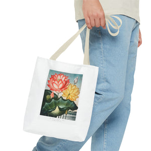 Stylish Tote Bag - The Sacred Egyptian Bean from The Temple of Flora
