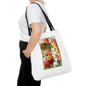 Stylish Tote Bag - Childs' Seeds, Flower Catalog Plate