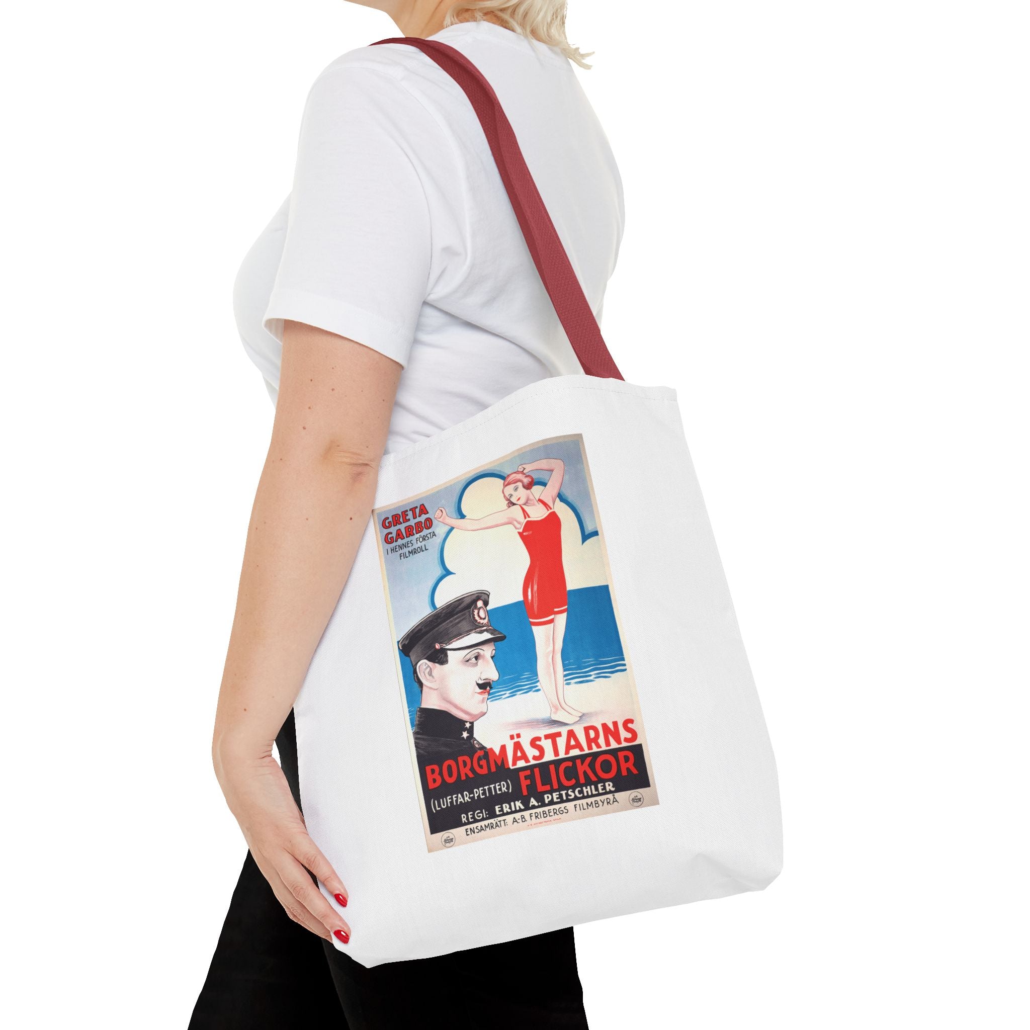 Stylish Tote Bag - Luffar-Petter (Peter the Tramp) Swedish Vintage Artwork