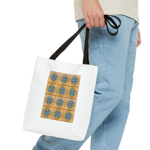 Stylish Tote Bag - Malibu Potteries Tile, Adamson House