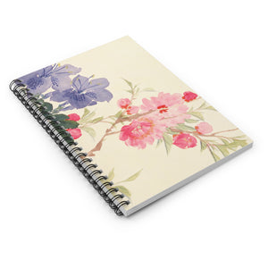 Spiral Notebook (Ruled Line) - Zhao Zhiqian's Flower Album - Peach Blossom Page
