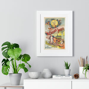 Framed Vertical Poster - Casino de Paris – Vénus à Paris Artwork by Alfred Choubrac