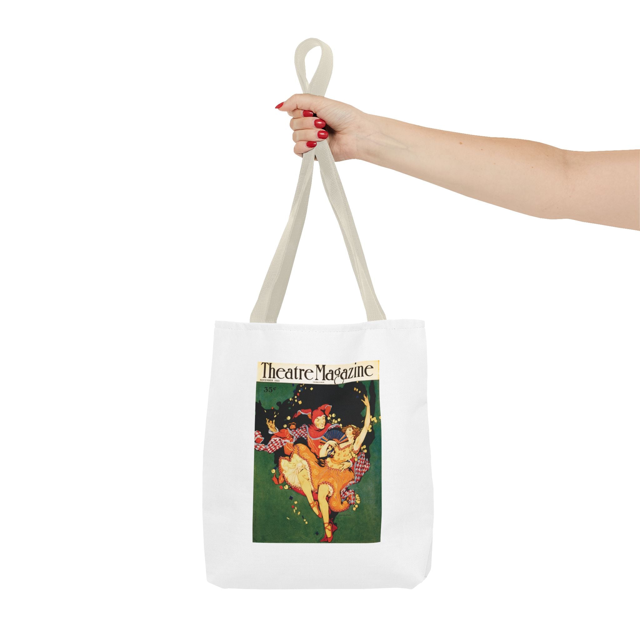 Stylish Tote Bag - Theatre Magazine Cover, Nov. 1921, Artwork by Clara Elsene Peck