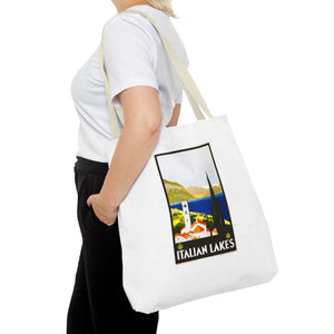 Stylish Tote Bag - Italian Lakes Print