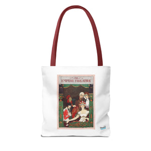 Stylish Tote Bag - Playbill Artwork for Empire Theatre, Broadway by George Barbier (1922)