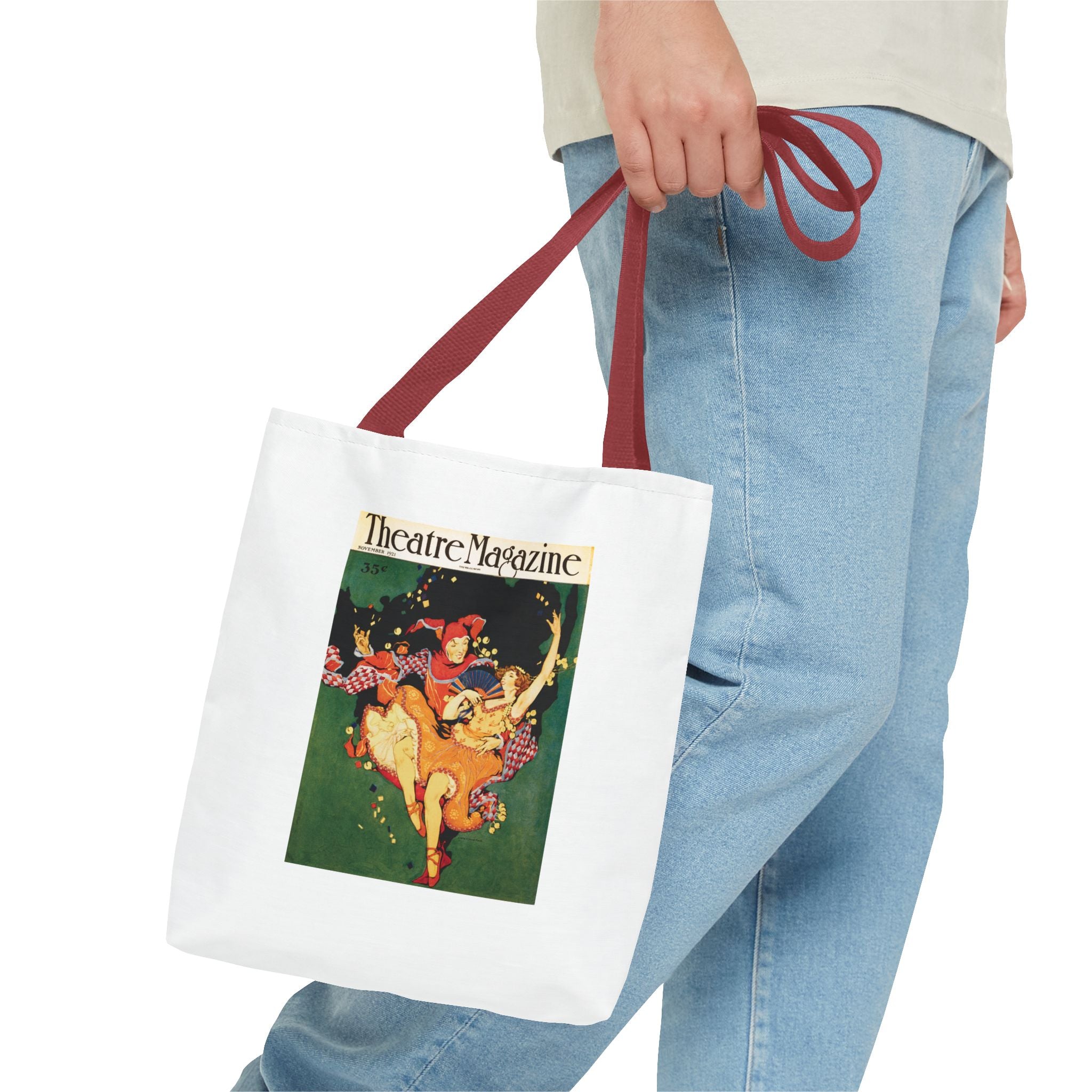 Stylish Tote Bag - Theatre Magazine Cover, Nov. 1921, Artwork by Clara Elsene Peck