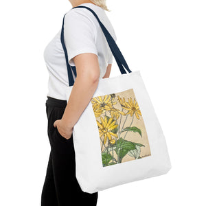 Stylish Tote Bag - Sunflowers Print