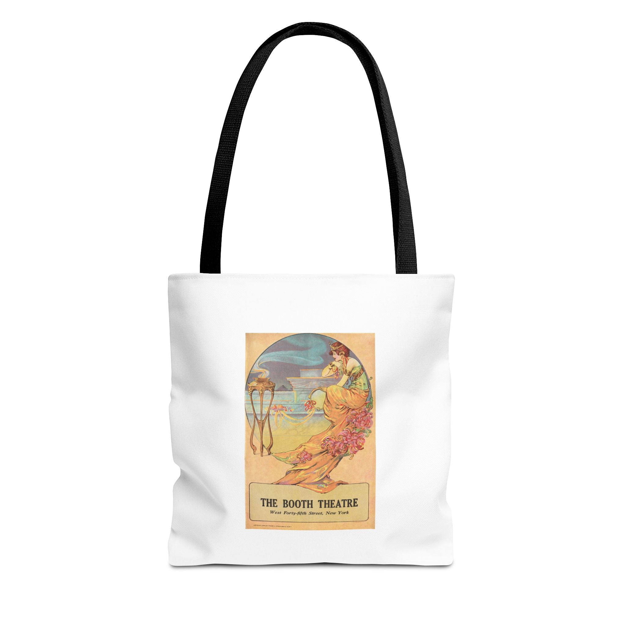 Stylish Tote Bag - Booth Theatre, New York, Vintage Playbill Artwork (1915)