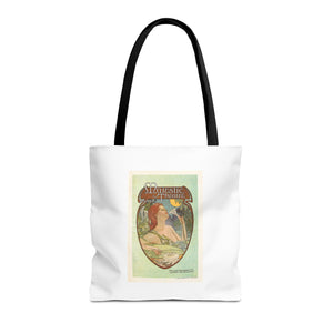 Stylish Tote Bag - Boston’s Majestic Theatre, Art Nouveau Playbill Artwork 1914