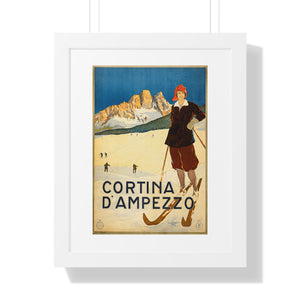 Framed Vertical Poster - Cortina d'Ampezzo