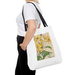Stylish Tote Bag - Sunflowers Print