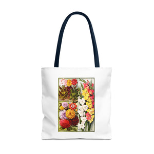 Stylish Tote Bag - Childs' Seeds, Flower Catalog Plate