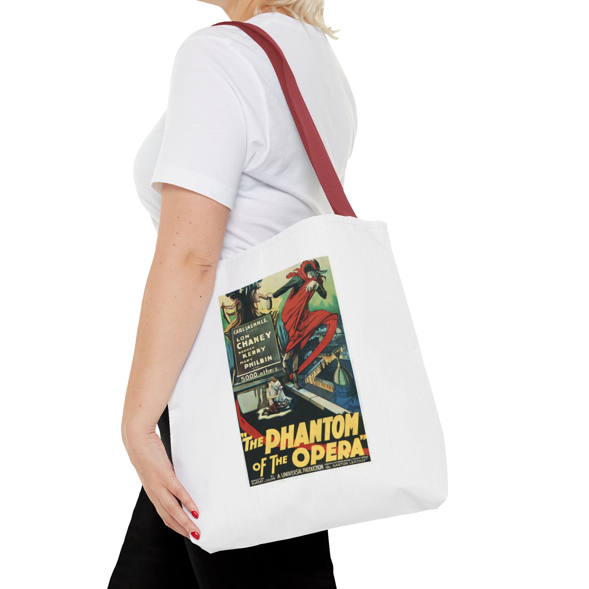 Stylish Tote Bag  - The Phantom of the Opera Vintage Artwork (1925)
