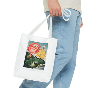 Stylish Tote Bag - The Sacred Egyptian Bean from The Temple of Flora
