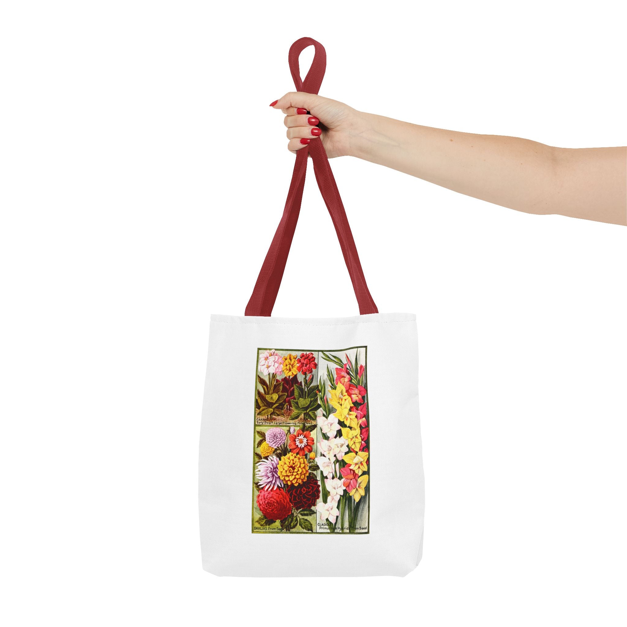 Stylish Tote Bag - Childs' Seeds, Flower Catalog Plate