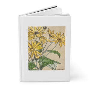 Hardcover Journal Matte - Sunflowers Print
