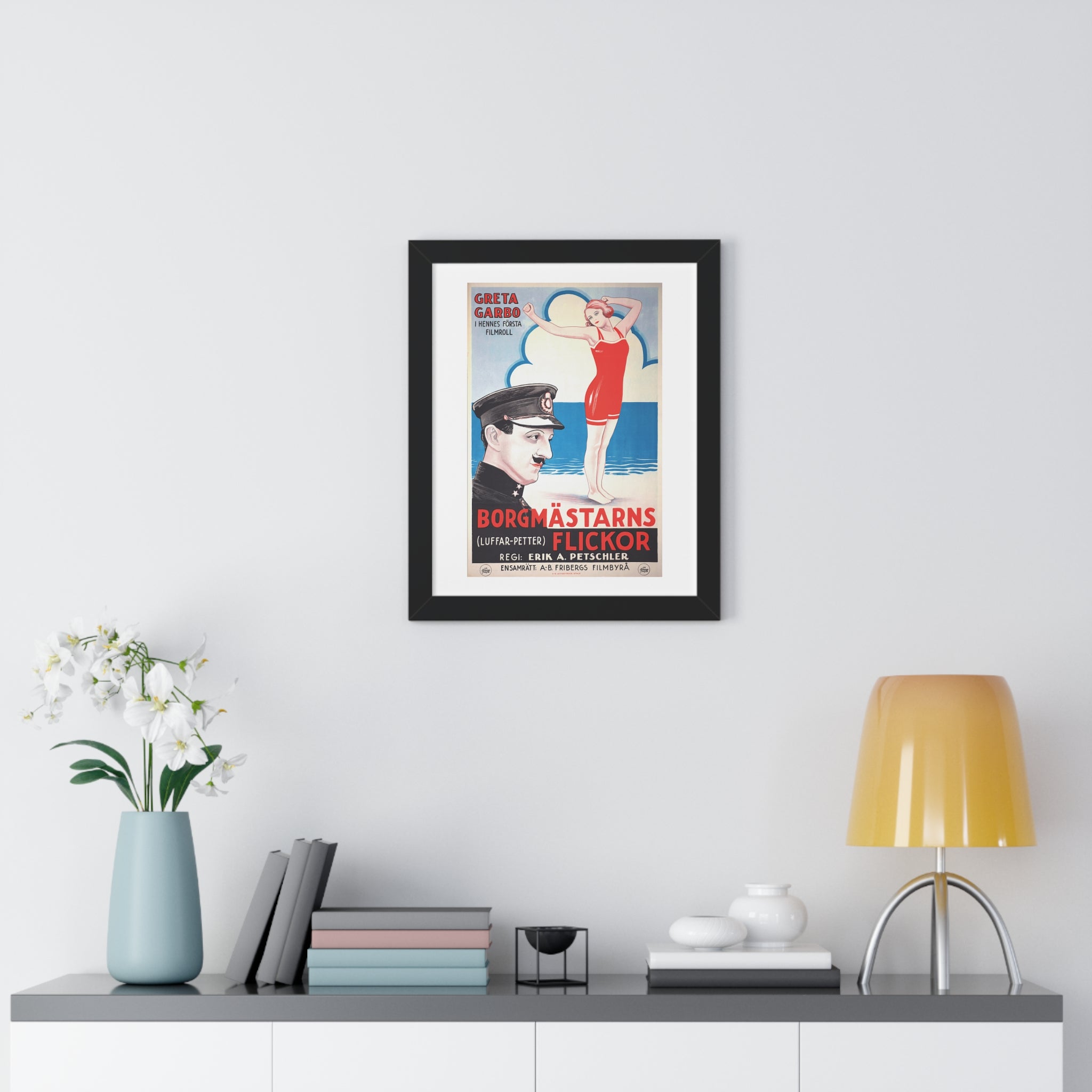 Framed Vertical Poster - Luffar-Petter (Peter the Tramp) Swedish Vintage Artwork