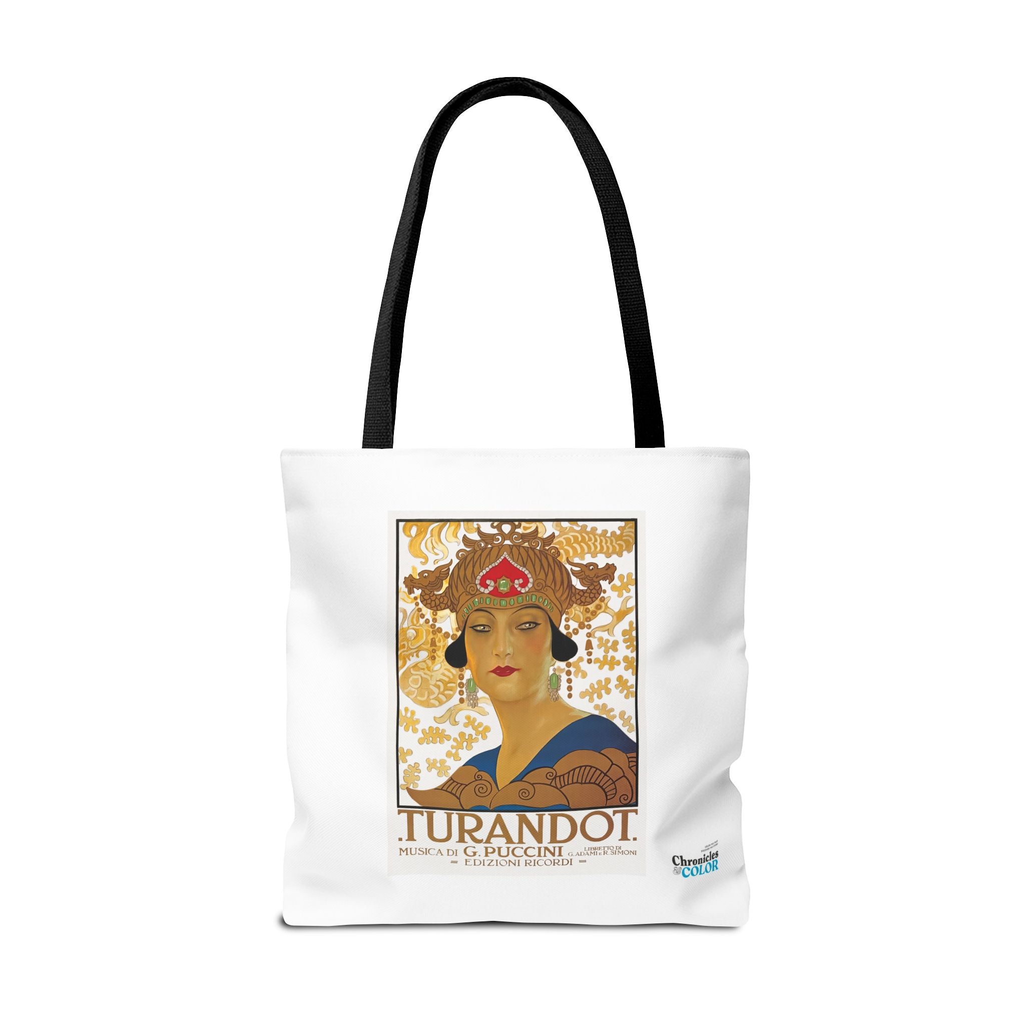 Stylish Tote Bag - Giacomo Puccini’s Opera Turandot Vintage Artwork (1926)