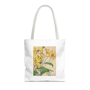 Stylish Tote Bag - Sunflowers Print