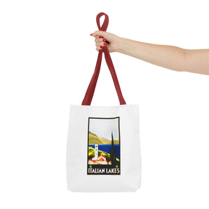 Stylish Tote Bag - Italian Lakes Print