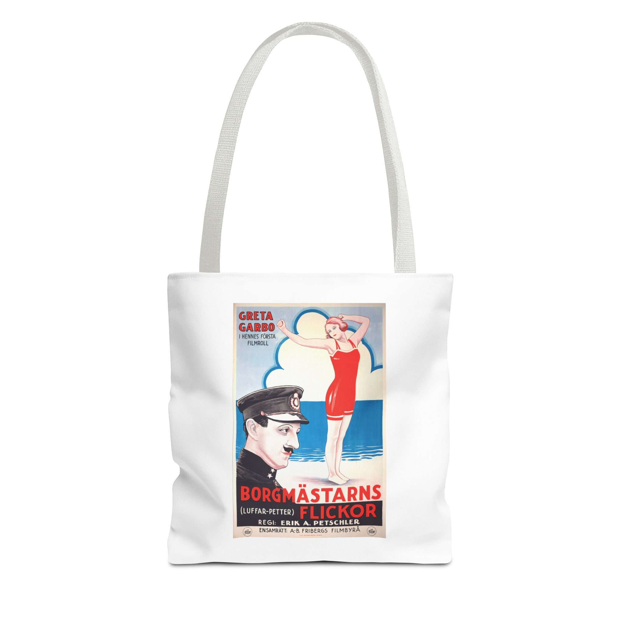 Stylish Tote Bag - Luffar-Petter (Peter the Tramp) Swedish Vintage Artwork