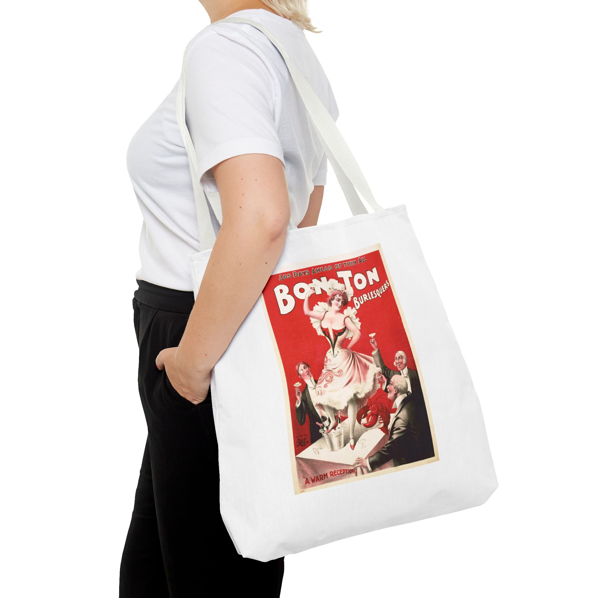 Stylish Tote Bag - Bon Ton Burlesquers Vintage Artwork (1898)
