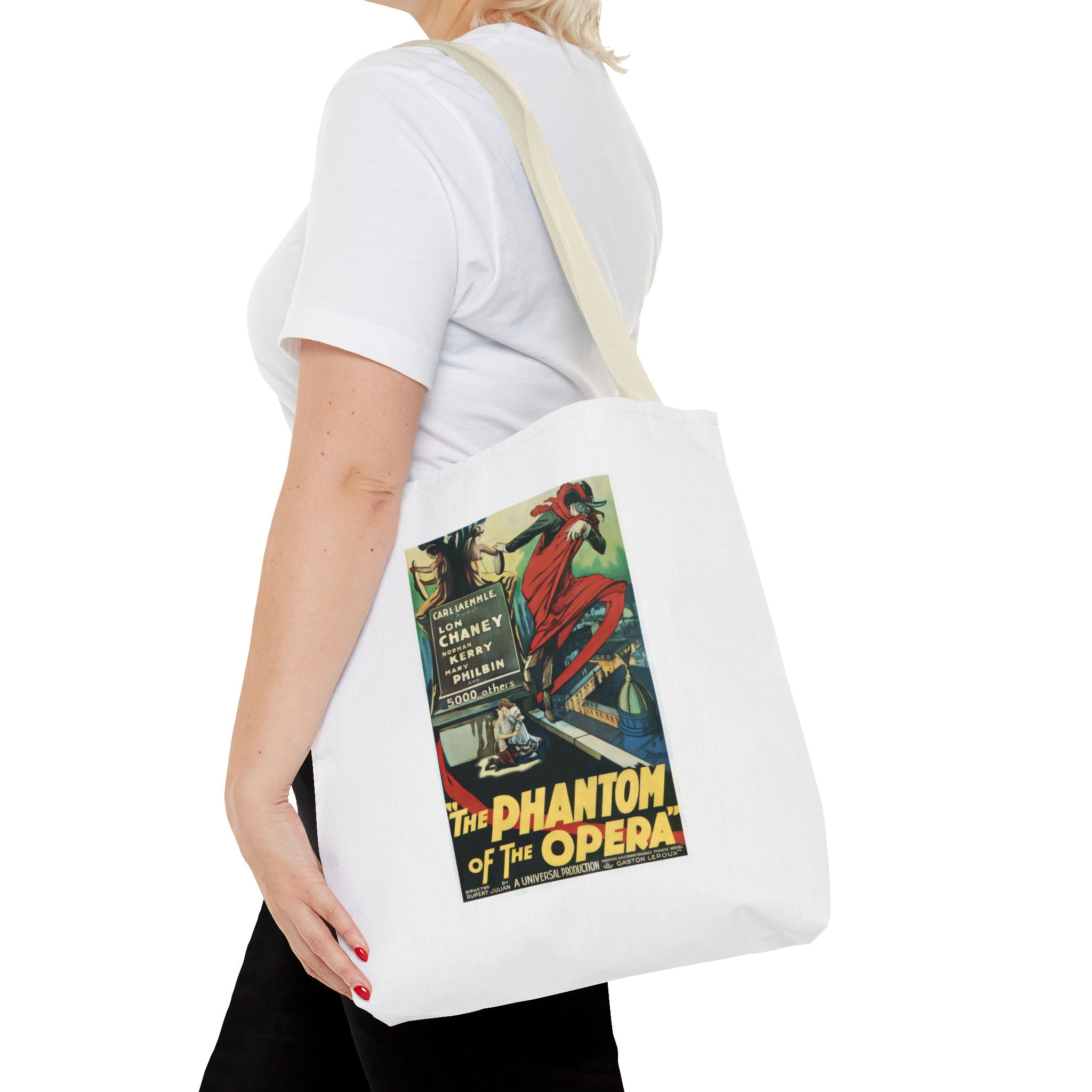 Stylish Tote Bag  - The Phantom of the Opera Vintage Artwork (1925)