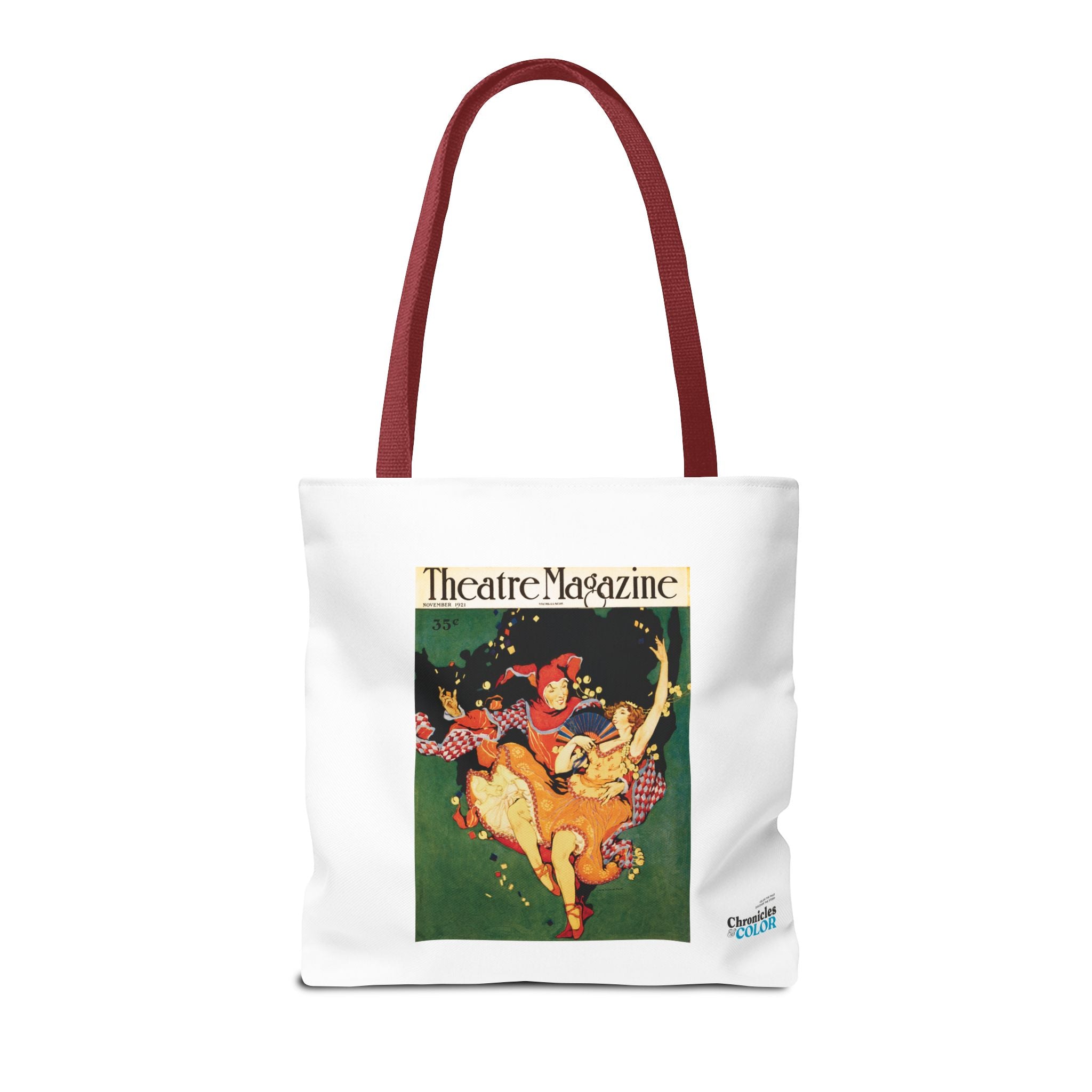 Stylish Tote Bag - Theatre Magazine Cover, Nov. 1921, Artwork by Clara Elsene Peck