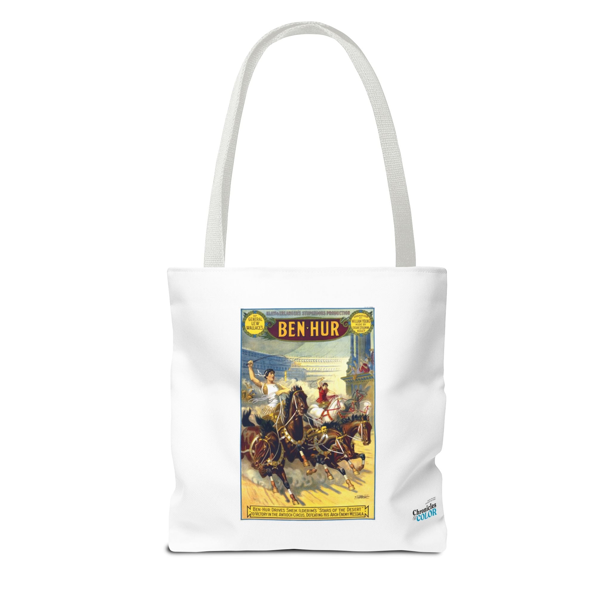 Stylish Tote Bag - Ben-Hur Broadway Premiere Vintage Artwork (1899)