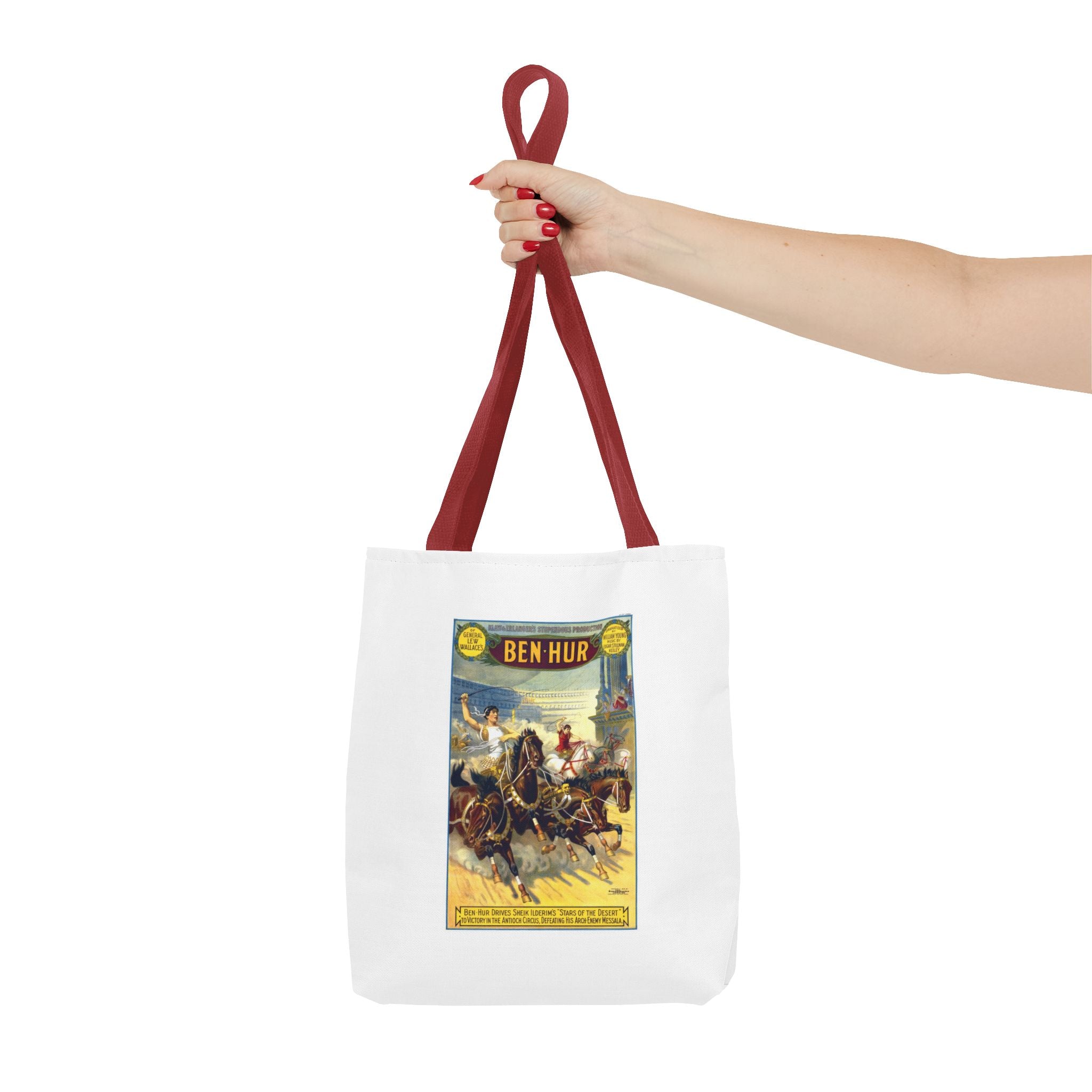 Stylish Tote Bag - Ben-Hur Broadway Premiere Vintage Artwork (1899)