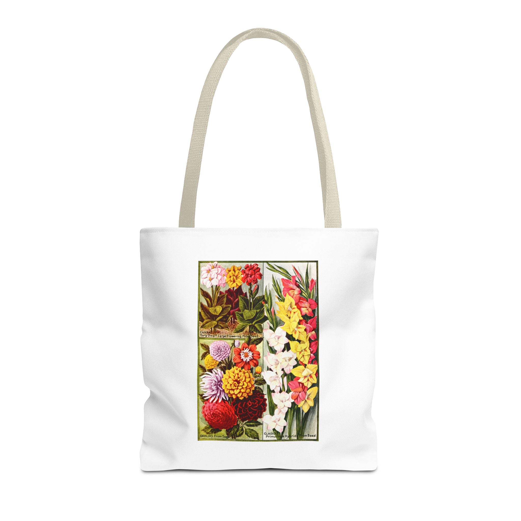 Stylish Tote Bag - Childs' Seeds, Flower Catalog Plate