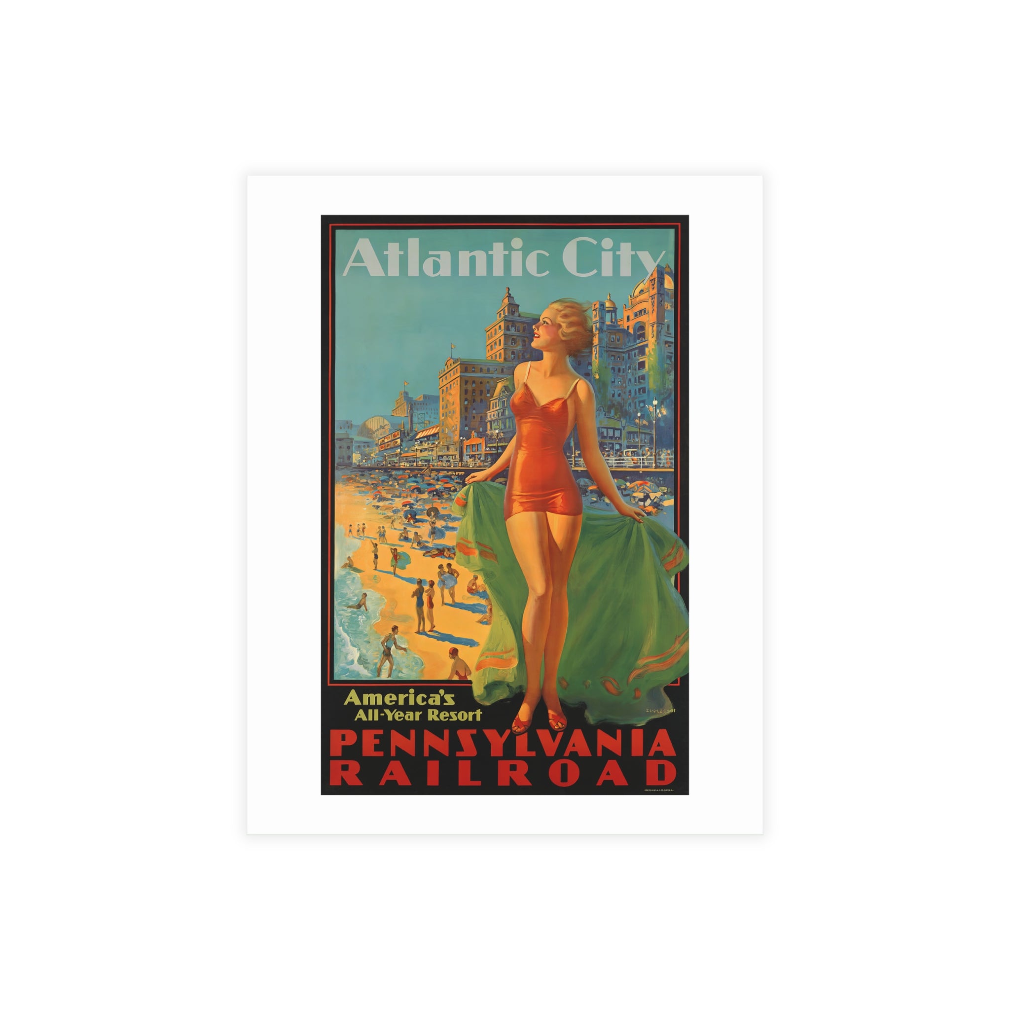 Postcard Bundles (envelopes included) - Atlantic City - America's All-Year Resort