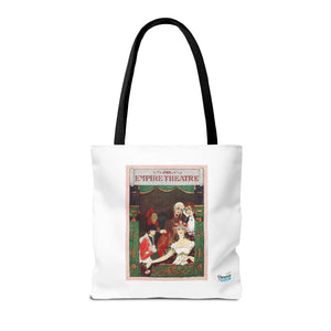 Stylish Tote Bag - Playbill Artwork for Empire Theatre, Broadway by George Barbier (1922)