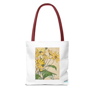 Stylish Tote Bag - Sunflowers Print