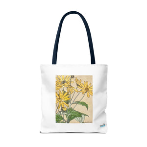 Stylish Tote Bag - Sunflowers Print