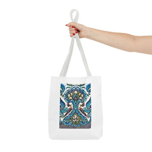 Stylish Tote Bag - Lustered Earthenware Tile Panel