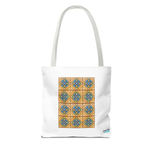 Stylish Tote Bag - Malibu Potteries Tile, Adamson House