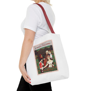 Stylish Tote Bag - Playbill Artwork for Empire Theatre, Broadway by George Barbier (1922)