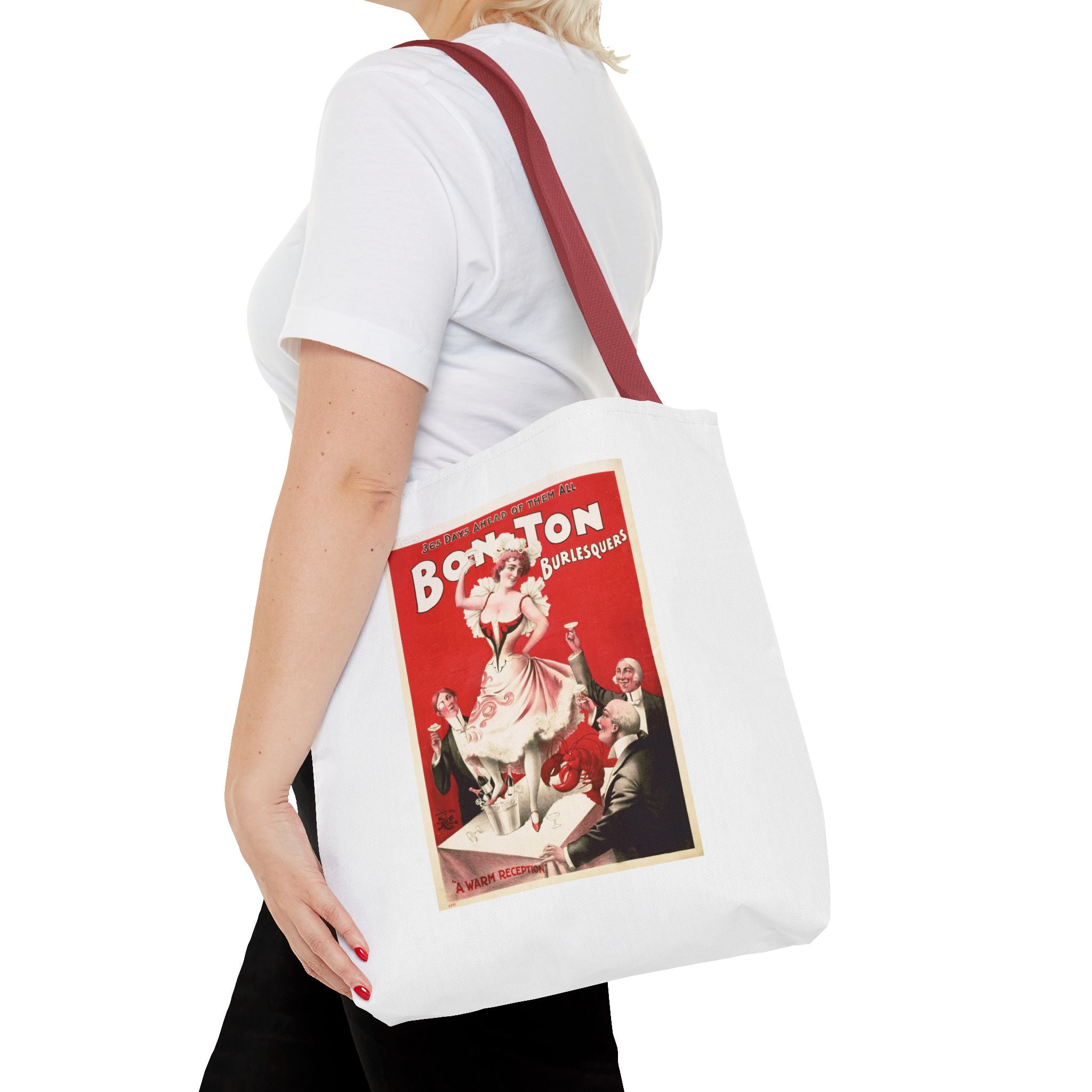 Stylish Tote Bag - Bon Ton Burlesquers Vintage Artwork (1898)