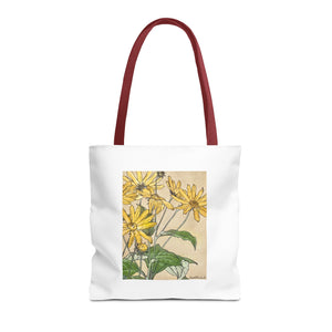 Stylish Tote Bag - Sunflowers Print