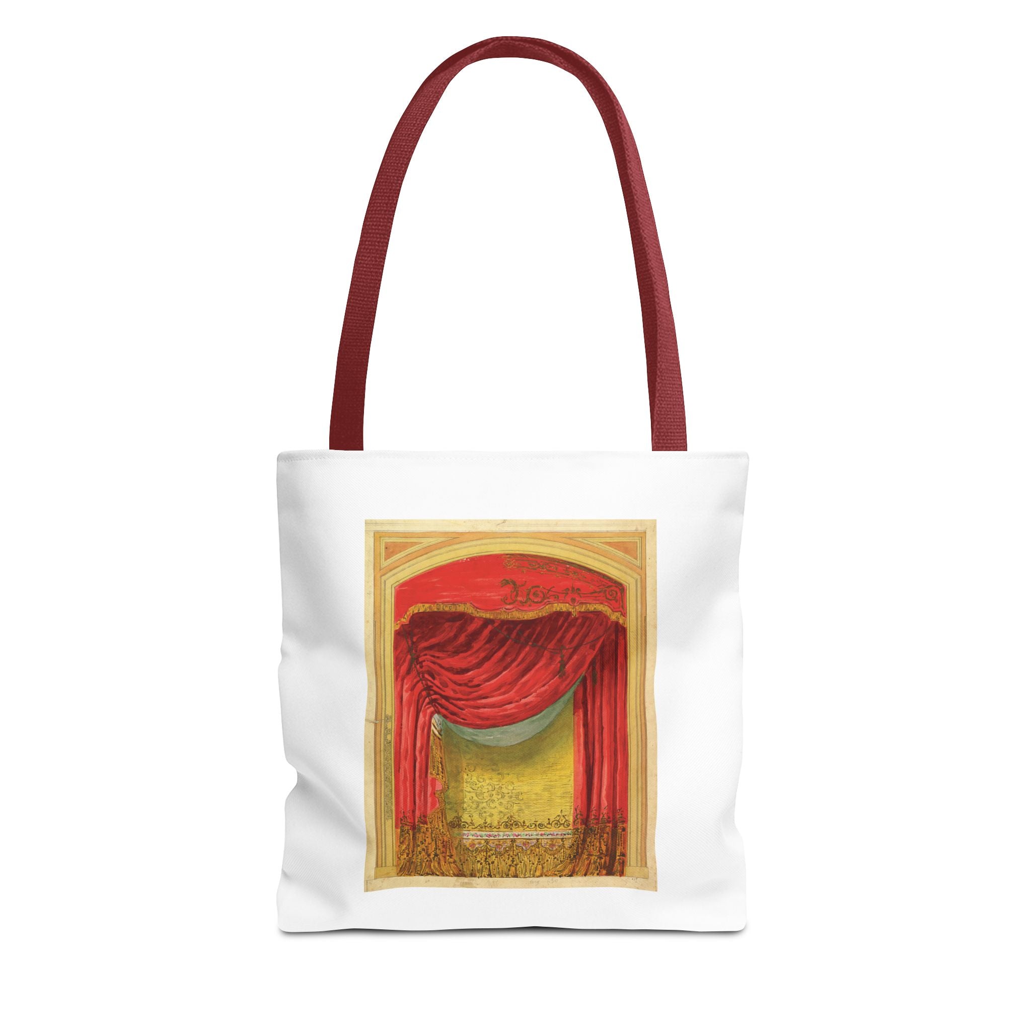 Stylish Tote Bag - Casino de St. Etienne Stage Design Artwork by Eugène Cicéri